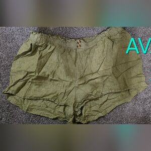 Ava & Viv High Waist Olive Shorts